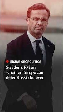 Sweden’s PM on whether Europe can deter Russia for ever | The Economist