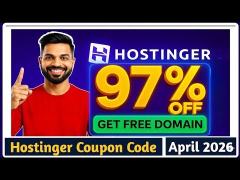Hostinger Coupon Code 2026 🔥 Get Up to 97% OFF + Free Domain | Hostinger Coupon Code | Hostinger