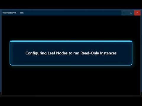 Oracle RAC Configuring Leaf Nodes to run Read Only Instances