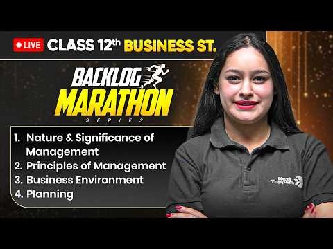Class 12th Business Studies - BACKLOG MARATHON 2026-27🔥| Prarambh 2.0 Launch