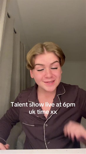 Won’t be live tomorrow!! #izaakscragg #talentshow #live #goviralgo #diva