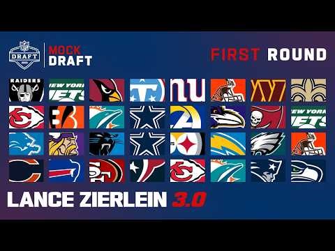 Lance Zierlein's Full Mock Draft 3.0 | Mock Draft Live
