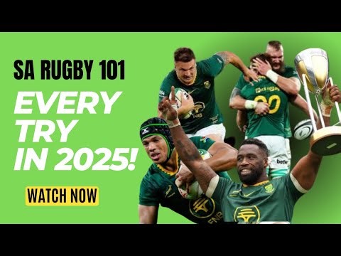 Springbok Tries IN 2025 | Every TRY, Every MOMENT in 2025-2026