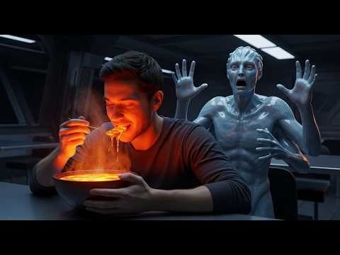 THE ALIEN COULDN'T BELIEVE IT – THE MAN WAS EATING LAVA LIKE CHICKEN WINGS