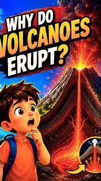 Why Volcanoes Explode 🌋🤯 #shorts