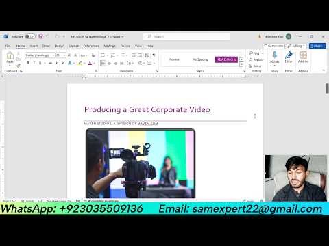 New Perspectives Word 365/2021 | Module 5: SAM Project 1a #MavenStudios #wordmodule5