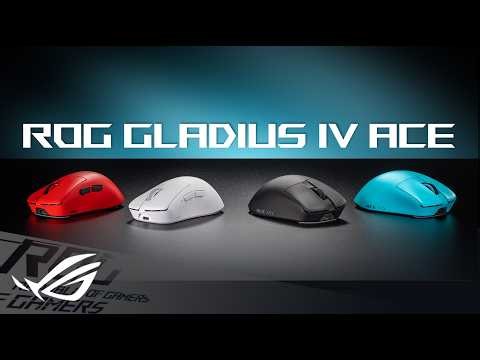 ROG Gladius IV Ace | Ergonomic Esports Mouse | ROG