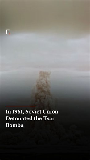 October 30, 1961: Soviet Union Detonated Tsar Bomba