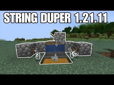 How to Build a String Duper Minecraft 1.21.11 | Unlimited String