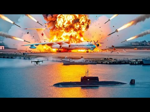 Doppelschlag! Ukraine jagt seltene Il-38N – Dann sank das 470-Mio. U-Boot...