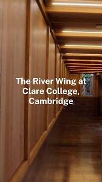 River Wing at Clare College, Cambridge by Witherford Watson Mann Architects