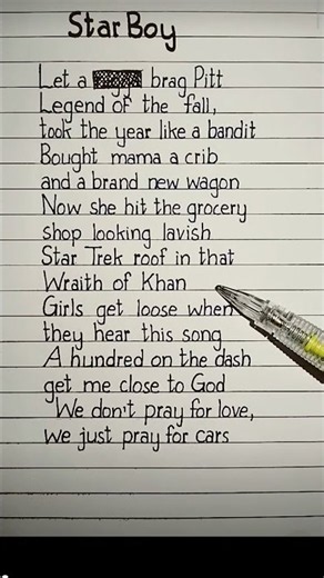 starboy song the weekend #starboy#lyrics