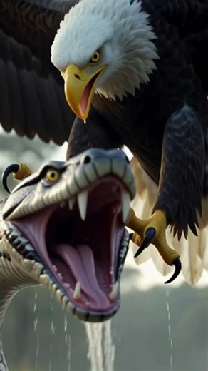 Eagle Saves Fisherman From Deadly Python Attack