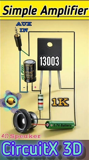 Easiest TRANSISTOR Amplifier Circuit To Try Now