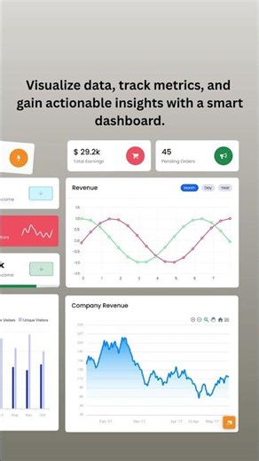 Smart Analytics Admin Dashboard for Data-Driven Decisions