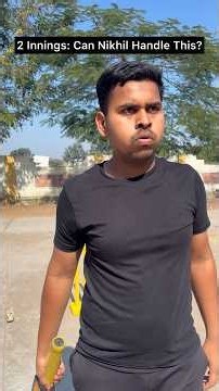 Team Nikhil in Their Most Important Match 😨🔥 #cricket #odicricket #youtubeshorts