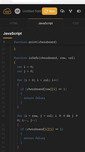 N-Queens Problem | Backtracking Algorithm Explained | JavaScript DSA Interview Question #javascript