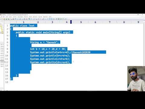 Lecture 13|Java Operators Part-3|String Concatenation, Relational & Equality Operator == vs equals()