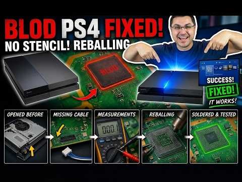 Restoring a DESTROYED PS4 The Ultimate BLOD Fix