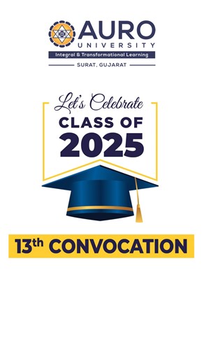 AURO University, Surat on Instagram: "From learners to leaders—here’s a glimpse of the moment it all came together. 13th Convocation | AURO University Congratulations to the Graduating Batch of 2025! 🎓✨ #auro #convocation2025 #growwithauro #convocation #graduatingclass"