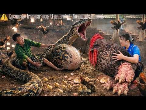 72 Hours of Terror: Giant Python Attacks Mutant Chicken Farm – Family Fights to Save Giant Flock!