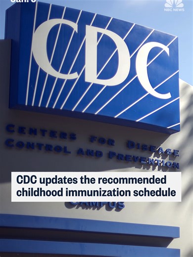 The CDC announced an unprecedented overhaul of the childhood vaccine schedule that recommends fewer shots for all children. Under the change — effective immediately — the vaccine schedule will more closely resemble Denmark's, recommending all children get vaccines for 11 diseases, compared with the 18 previously on the schedule.