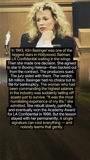 When One Decision Cost Kim Basinger Everything
