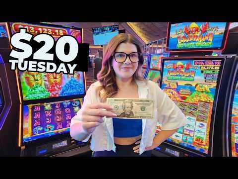 We Tried the $20 Method on Brand New Las Vegas Slots!