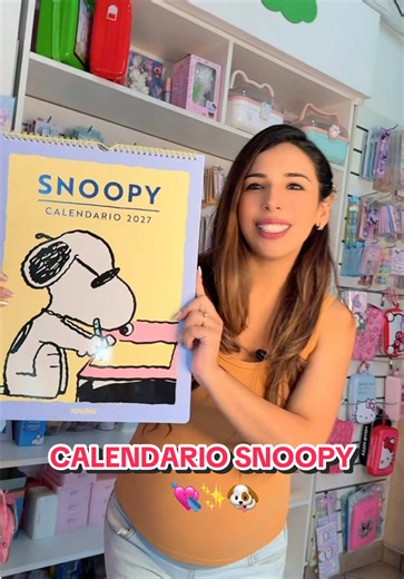 ¡Haz que tu 2027 sea más bonito y organizado con Snoopy!🐶✨🎀 #snoopy #calendario #fypシ #planner #snoopylover