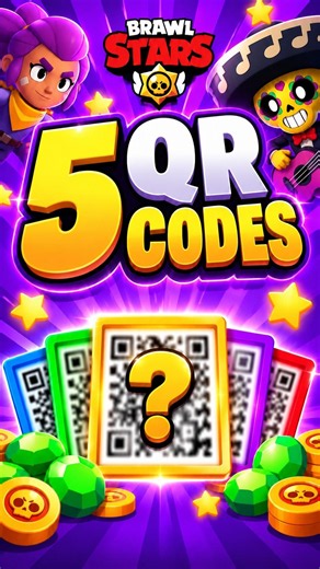 5 FREE BRAWL STARS QR CODES! 😱 (LIMITED TIME) OCTOBER 2026
