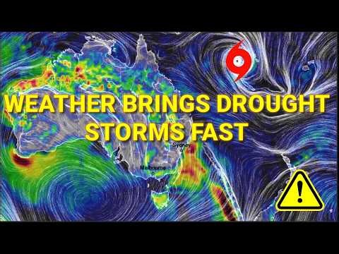 Massive Weather Clash in Australia: Storms West, Rain East Today