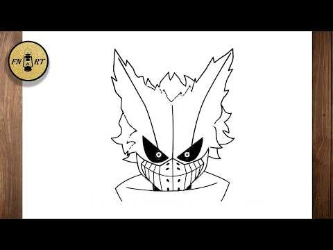 Tutorial how to draw deku vigilante easy step by step