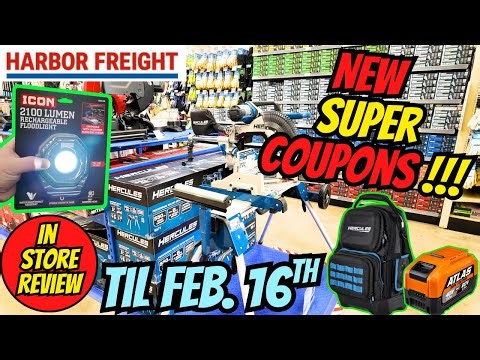 The BEST Super Coupons at Harbor Freight Right Now! Ends Feb. 16th