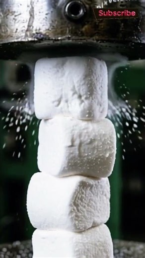 Marshmallow Tower SQUISHED 😍 | Super Satisfying Crush 💥 #crushing #satisfying #asmr