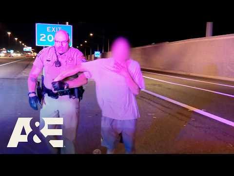 Live PD: Police Patrol — “Ready to Go to Jail!” - Police Stop Man Walking Along Highway | A&E