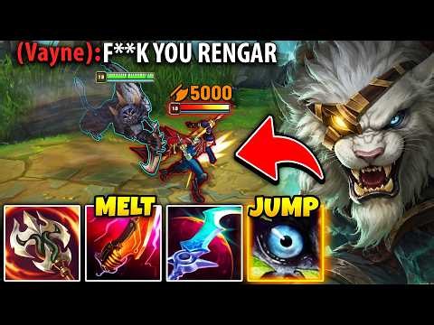This guy locked in Vayne top... so I picked Rengar and taught her a lesson