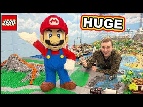 GIANT LEGO MARIO! Built & Displayed!