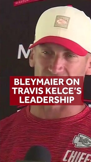 Chiefs passing coordinator Joe Bleymaier on Travis Kelce: "He's established the standard"