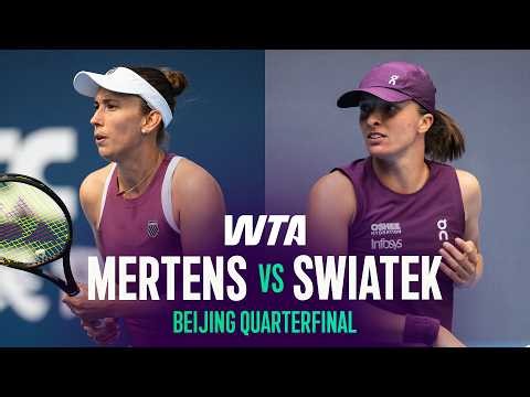 Elise Mertens vs. Iga Swiatek | 2026 Beijing Quarterfinal | WTA Match Highlights