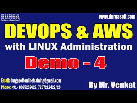 DEVOPS & AWS with LINUX Administration tutorials || Demo - 4 || by Venkat On 23-12-2025 @8PM (IST)