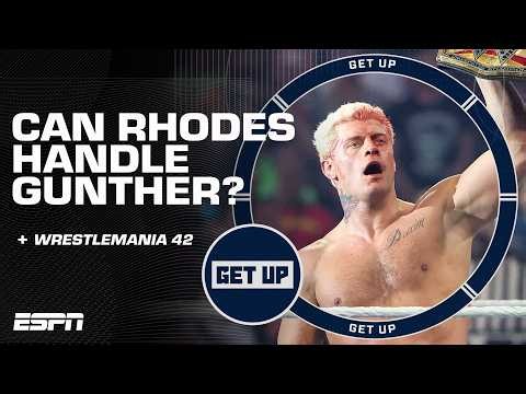 Cody Rhodes on his match against Gunther: I'm not real worried about him 👀 | Get Up