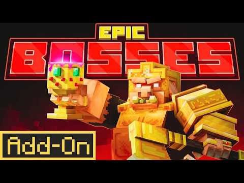 EPIC BOSSES Addon Adds 2 INSANE Boss Battles to Minecraft Bedrock