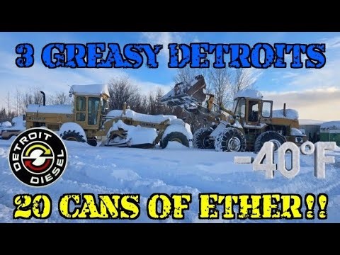 MINUS 40F/-40C 2 STROKE DETROIT OLD STARTS N COLD STARTS!!! DE-GREASED