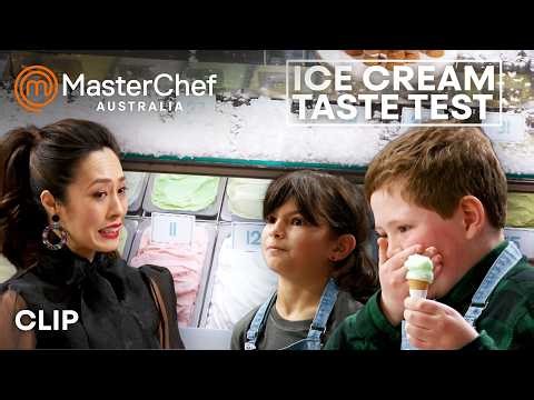 Ice Cream Taste Test Challenge | Junior MasterChef Australia | MasterChef World