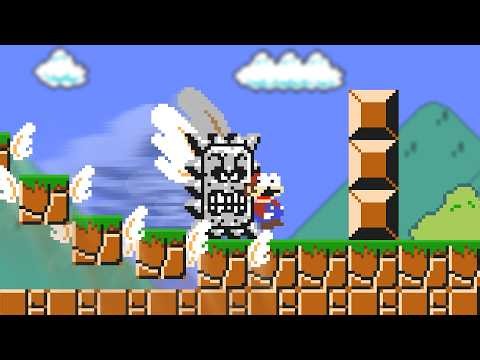 Every time Mario touches anything, it grows wings.