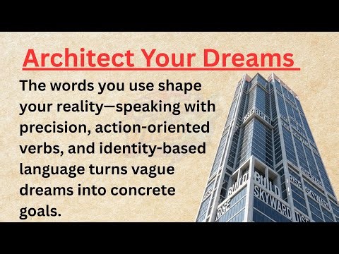 Words as Blueprints: Speak Your Dream Life into Reality | Masterclass on Life-Changing Vocabulary