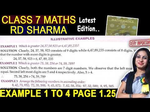 Class 7 Maths Rd Sharma Solutions | Example 1 to 4 Page 1.25 | Chapter 5 Arithmetic Expressions