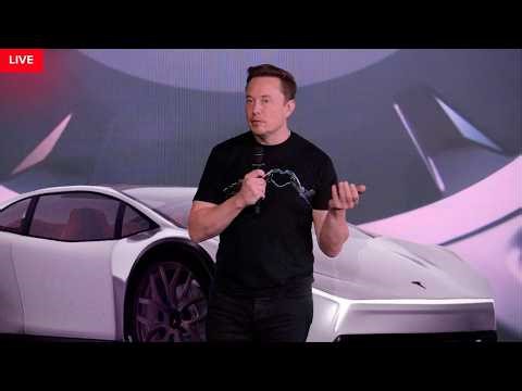 LIVE: Tesla's unveils a masterpiece: The Tesla that will change the car industry forever - Tesla CEO