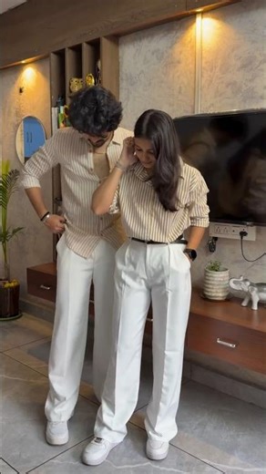 Matching Couple outfit ideas #coupleoutfits #matchingdress #trending #viral #shorts