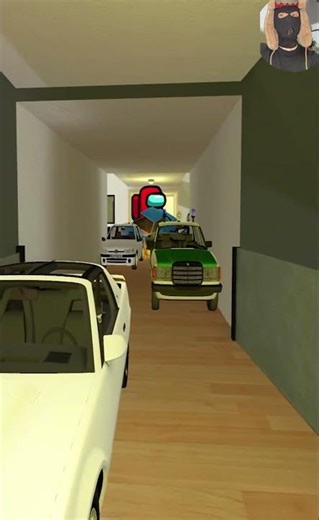 Amogus chase me in Liminal Hotel Gmod